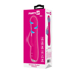 Party Up ERIC Rotating Beads Vibrator USB Rechargeable Rabbit Vibrator with Rotating Bead Shaft 20.5cm Party Up