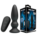 MR PLAY Powerful USB Rechargeable Vibrating Anal Plug With Remote 12.5cm Mr Play