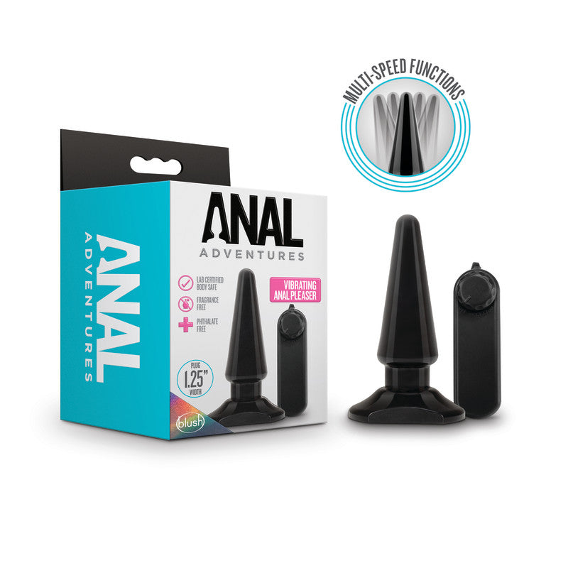 Blush Novelties Anal Adventures Basic Vibrating Butt Plug 10.1cm