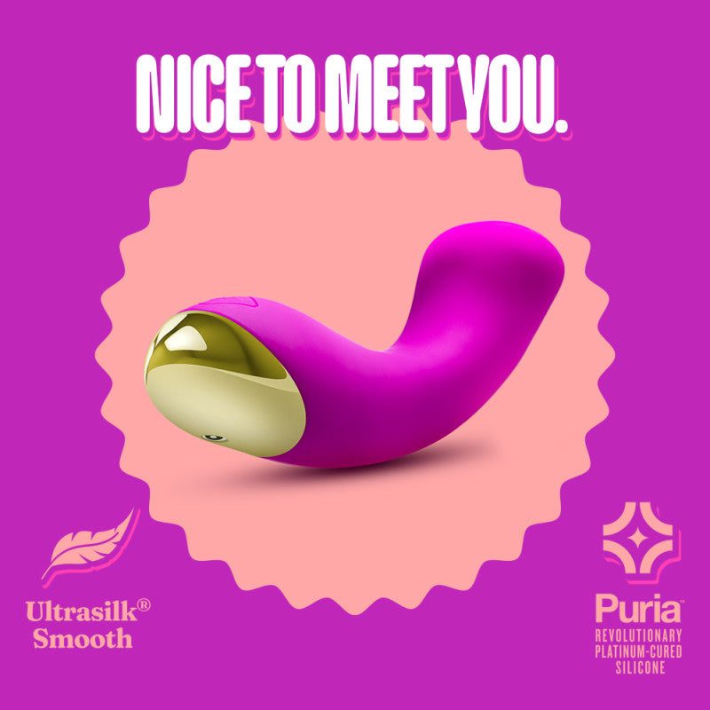 Blush Novelties Aria Bangin' AF USB Rechargeable Vibrator 18.4cm Blush Novelties