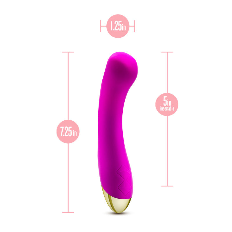 Blush Novelties Aria Bangin' AF USB Rechargeable Vibrator 18.4cm Blush Novelties