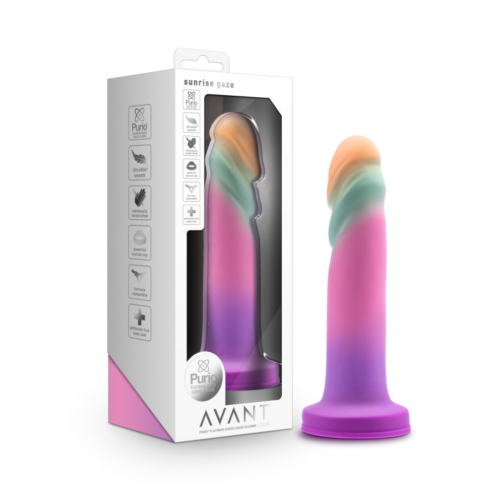 Blush Novelties Avant Sunrise Gaze Dildo 19cm Sherbet Blush Novelties