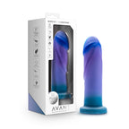 Blush Novelties Avant Midnight Rendezvous Dildo 19cm Ocean Blue Blush Novelties