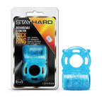 Blush Novelties Stay Hard Rechargeable 5 Function USB Rechargeable Vibrating Cock Ring