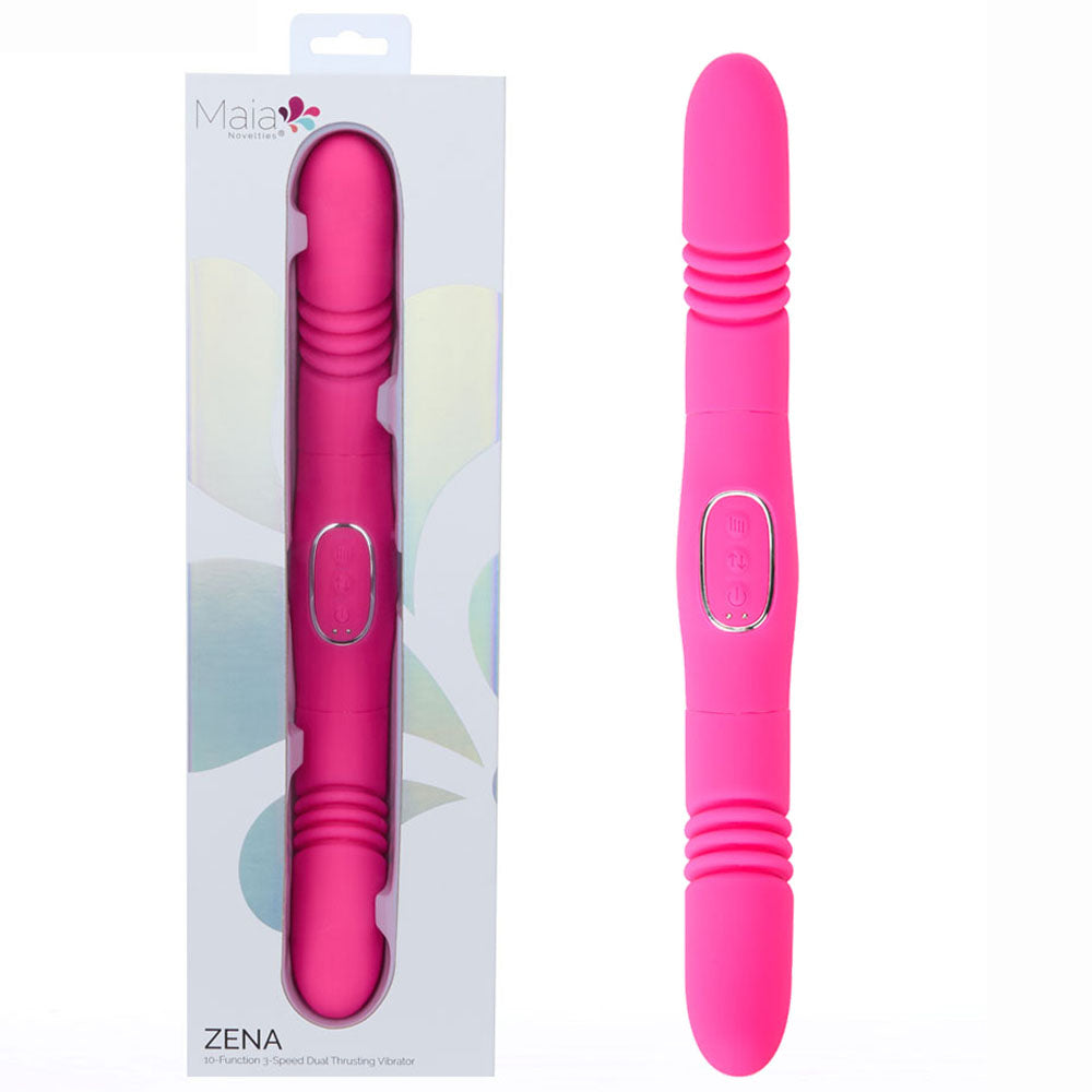 Maia ZENA USB Rechargeable Dual Thrusting Double Ended Vibrator Maia Toys