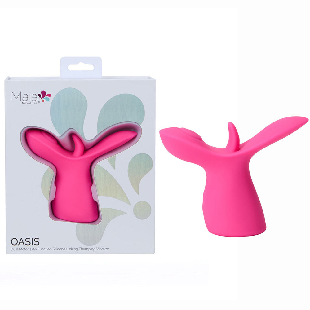 Maia OASIS USB Rechargeable Dual Motor Licking & Thumping Stimulator Maia Toys