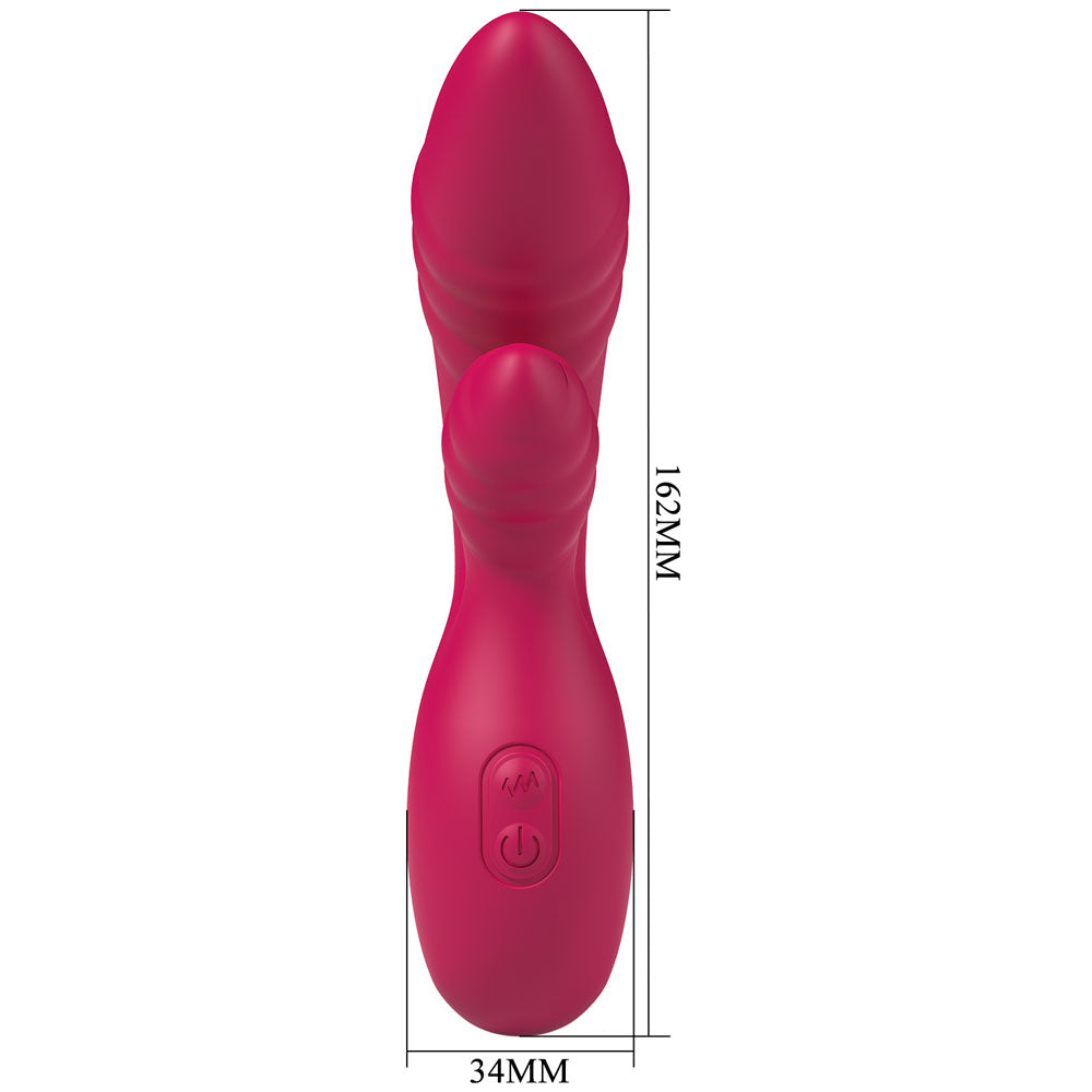 Party Up DALIDA USB Rechargeable Rabbit Vibrator 16.2cm Party Up