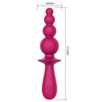 Party Up EVAJANE USB Rechargeable Beaded Vibrator 17.1cm Party Up