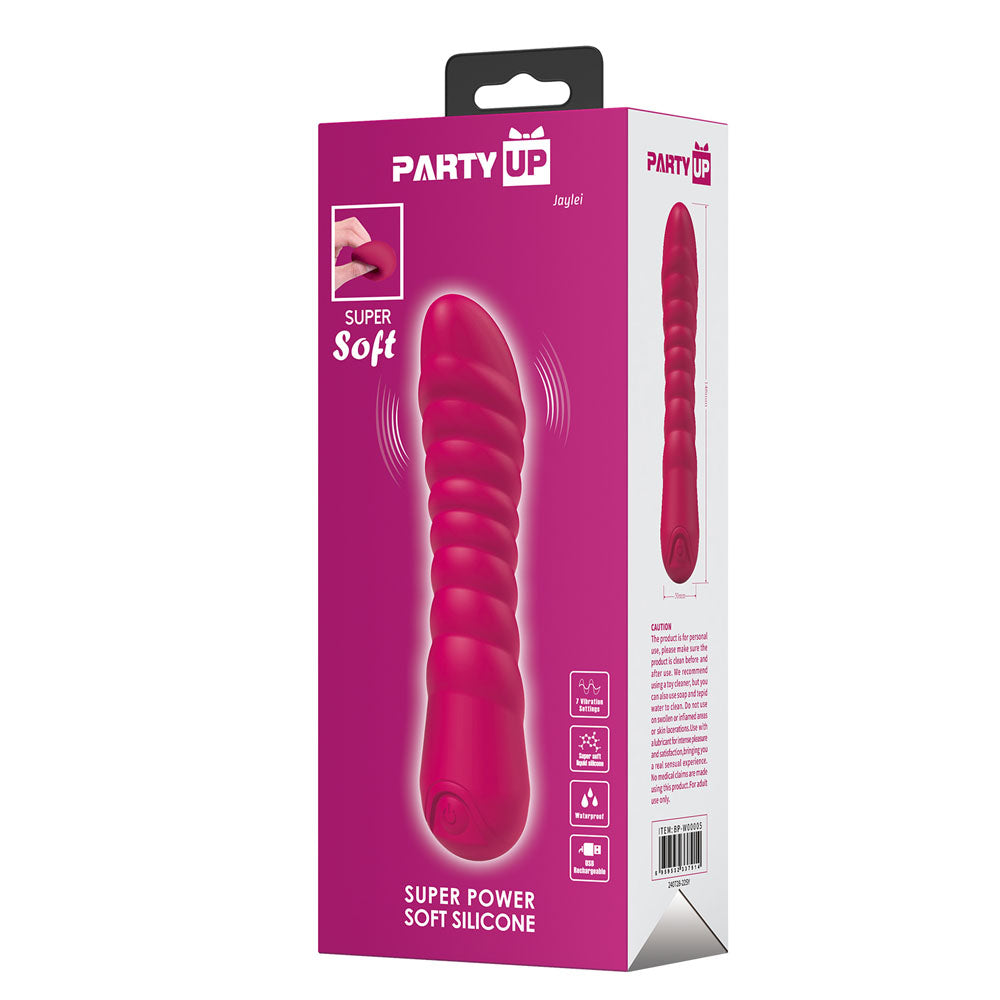 Party Up JAYLEI USB Rechargeable Vibrator 14.6cm Party Up