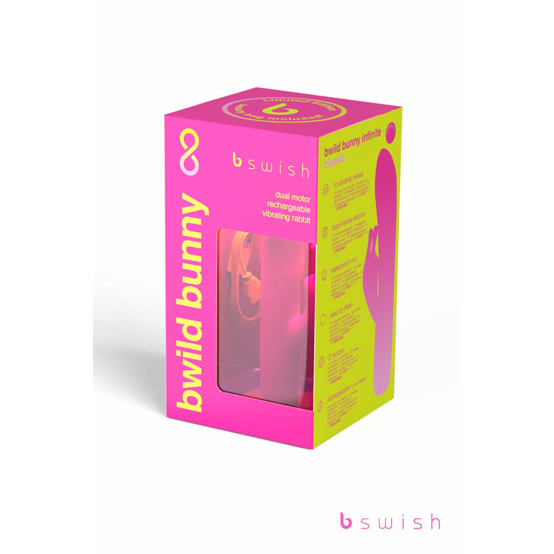 Bswish Bwild Classic Bunny Infinite Limited Edition USB Rechargeable Rabbit Vibrator With Storage Case 15.2cm Bswish