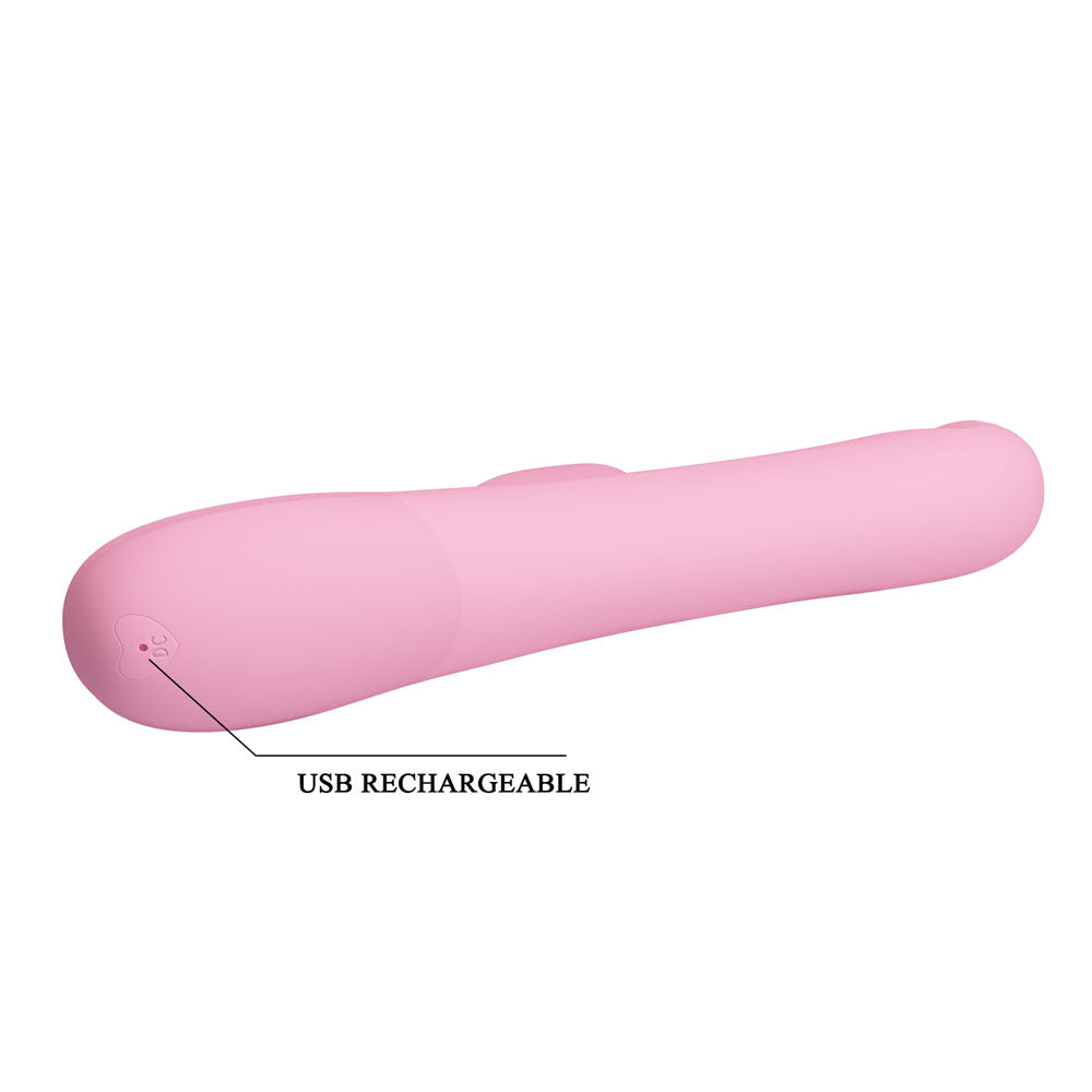 Party Up DEAN Wavy Rotation Vibe USB Rechargeable Rotating Rabbit Vibrator 23.8cm Party Up