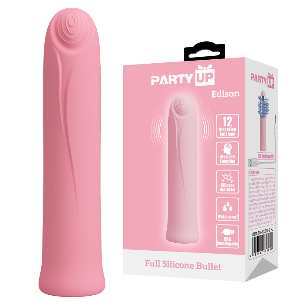 Party Up EDISON USB Rechargeable Bullet Vibrator Party Up