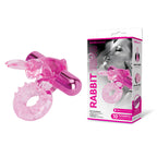 Bodywand Rechargeable Rabbit Ring USB Rechargeable Vibrating Cock Ring Pink Bodywand