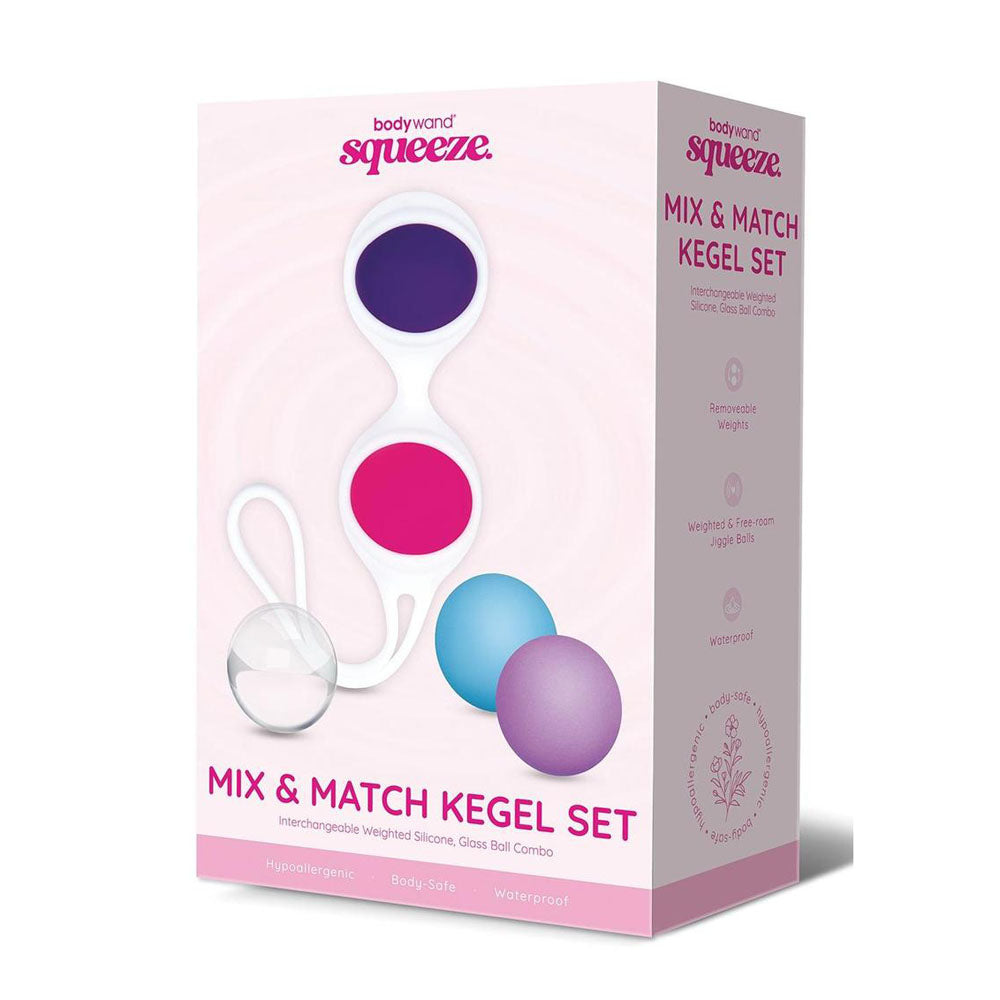 Bodywand Squeeze Mix & Match Weighted Kegel Balls Set Bodywand