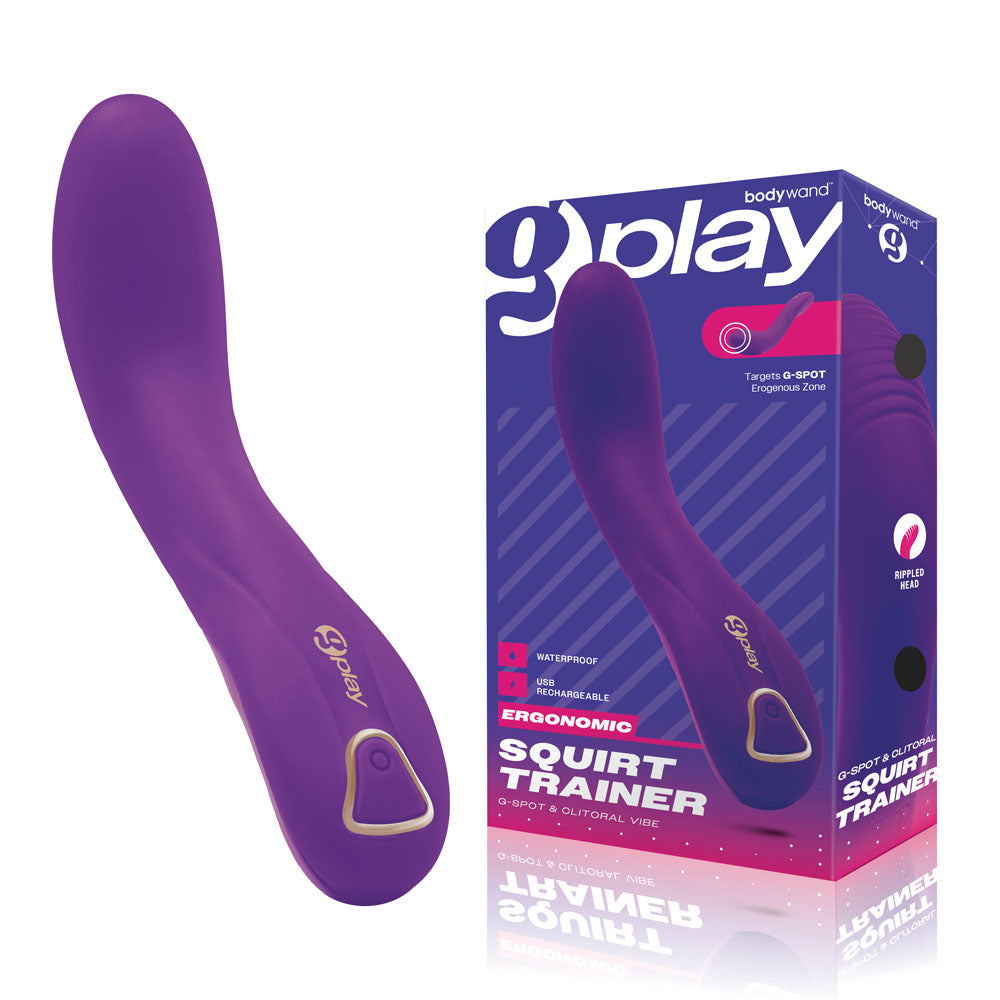 Bodywand G Play Ergonomic Squirt Trainer USB Rechargeable Vibrator 19cm Bodywand