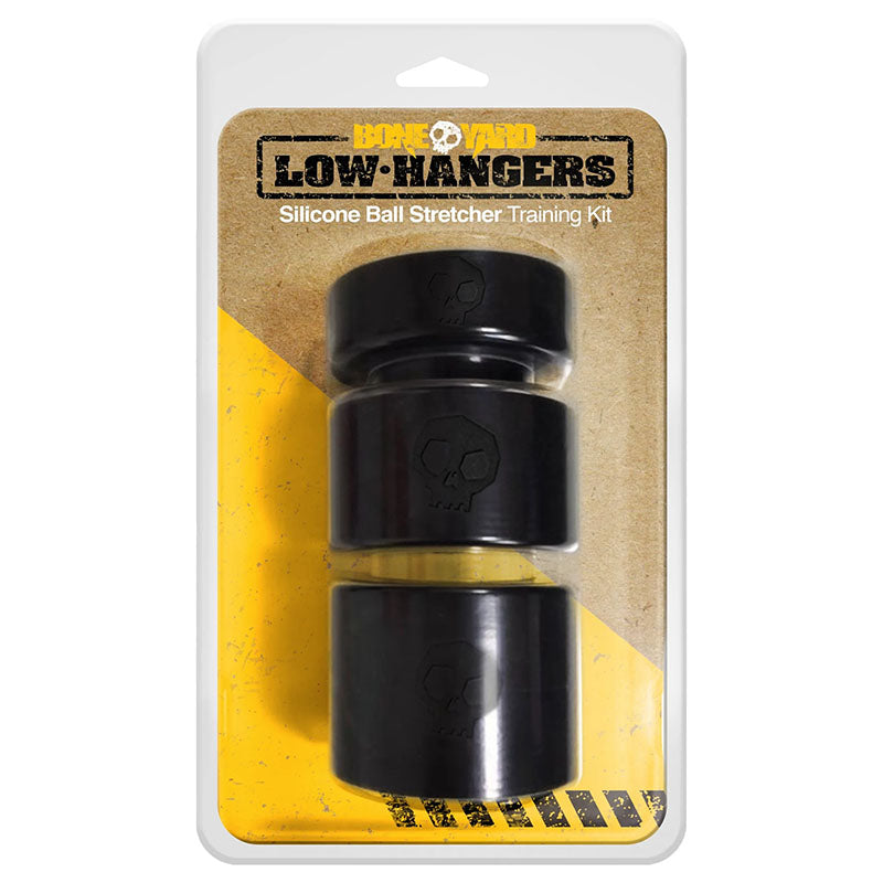 C1 Releasing Boneyard Low Hangers Silicone Ball Stretcher Training Kit Black C1 Releasing