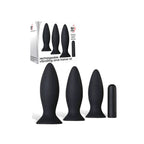 Adam & Eve Rechargeable Vibrating Anal Trainer Kit Butt Plugs With USB Rechargeable Bullet Adam & Eve