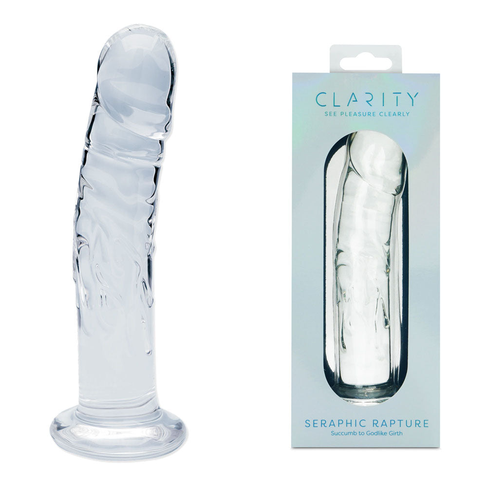 Creative Conceptions Clarity Seraphic Rapture Glass Dildo 17.8cm