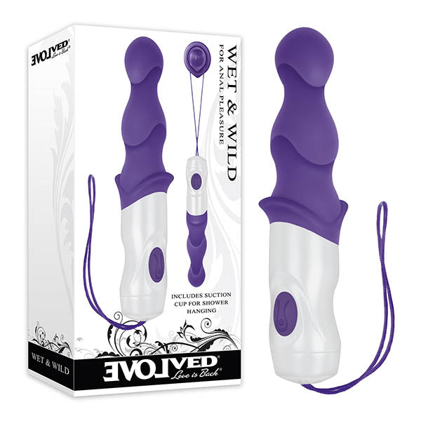 Evolved Wet & Wild Anal Vibrator 8 Inch Evolved