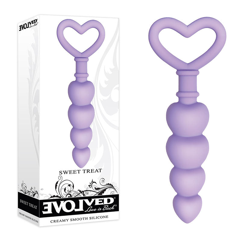 Evolved Sweet Treat Beaded Butt Plug With Handle 11.5cm