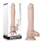 Evolved Real Supple Poseable Silicone Dong 8.25 Inch Flesh Evolved
