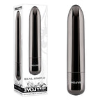 Evolved REAL SIMPLE Chrome USB Rechargeable Bullet Vibrator 10cm