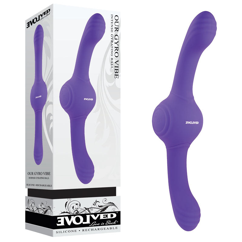 Evolved OUR GYRO VIBE USB Rechargeable Super Double Vibrator 29.5cm Evolved