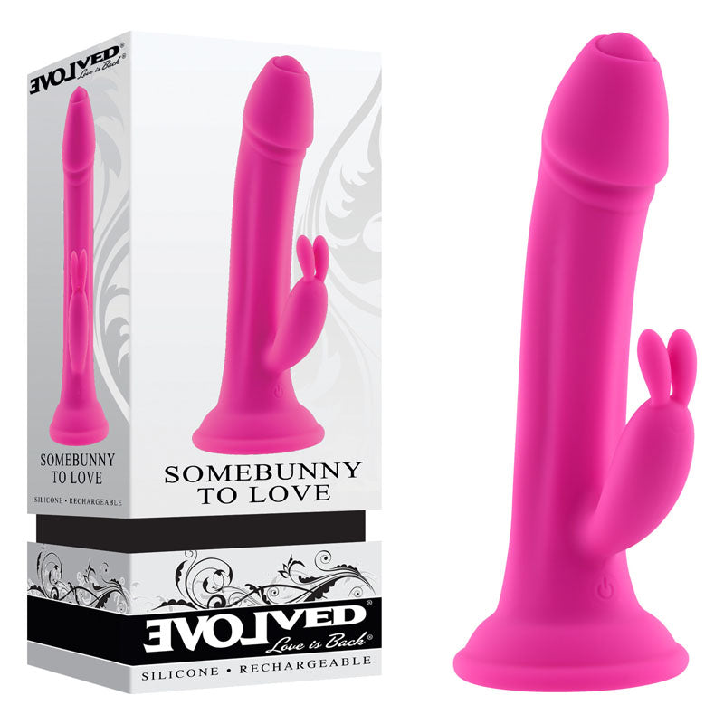 Evolved SOMEBUNNY TO LOVE USB Rechargeable Rabbit Vibrator 19.7cm Evolved