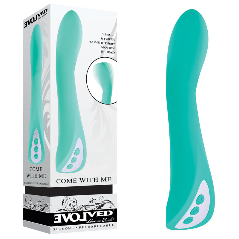 Evolved COME WITH ME USB Rechargeable Vibrator With Flicking Head 20.3cm Evolved