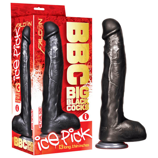 Icon Brands BBC (Big Black Cocks) Ice Pick Dong 13 Inch Black Icon Brands