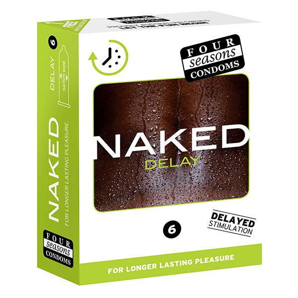 Four Seasons Naked Delay Ultra Thin Condoms 6 Pack Four Seasons