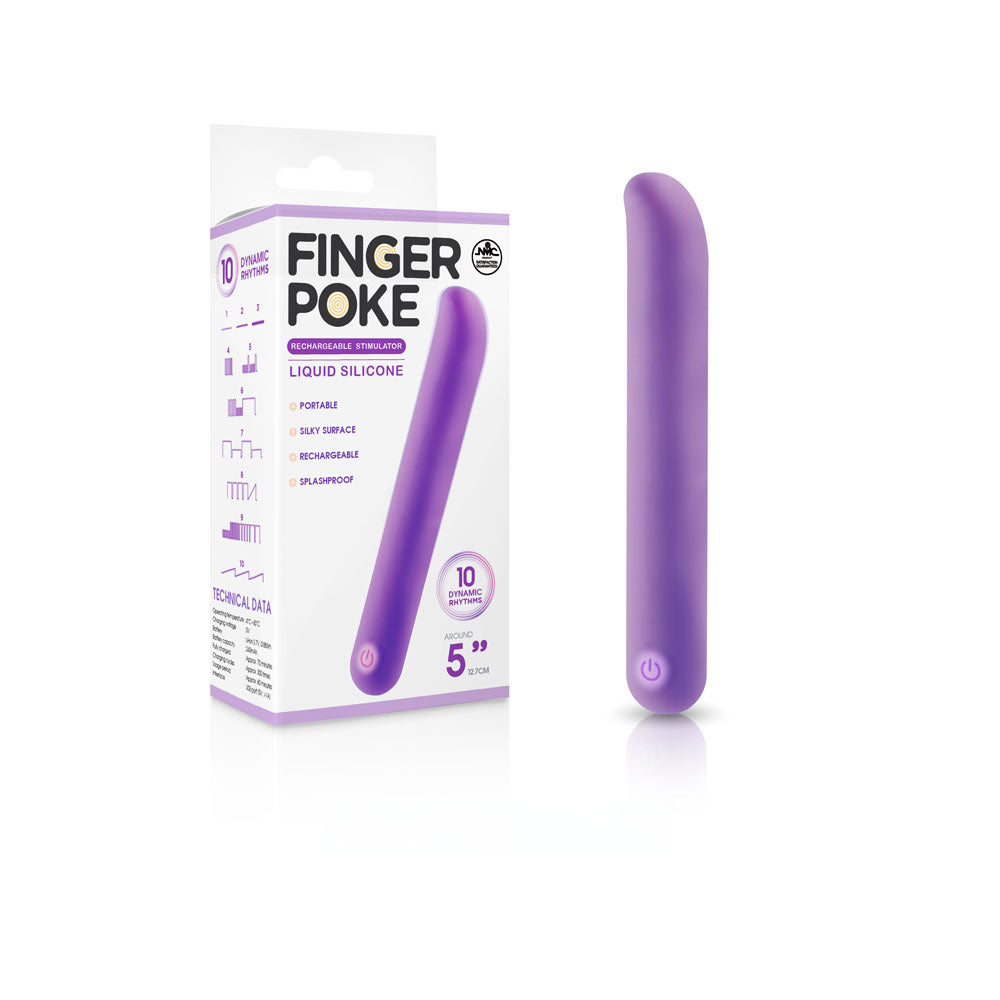Excellent Power Finger Poke USB Rechargeable Bullet Vibrator 12.7cm