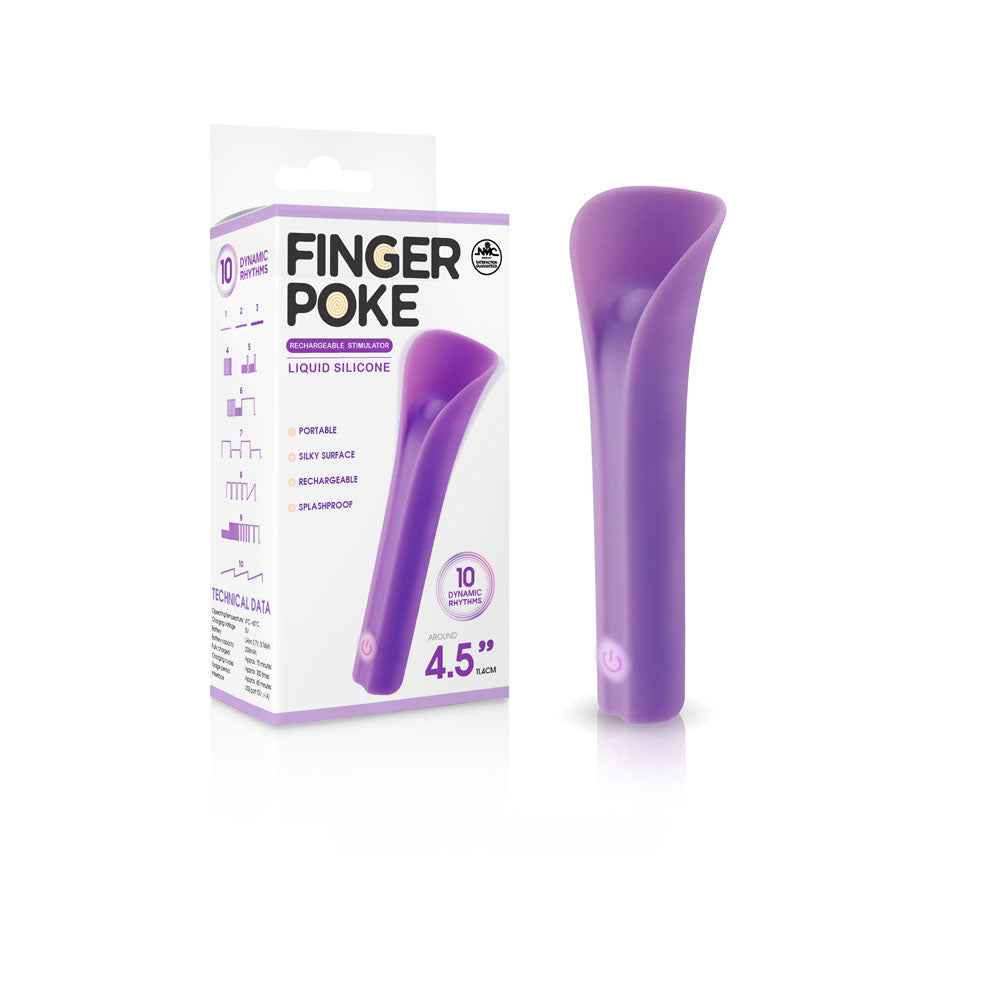 Excellent Power Finger Poke USB Rechargeable Bullet Vibrator 11.4cm