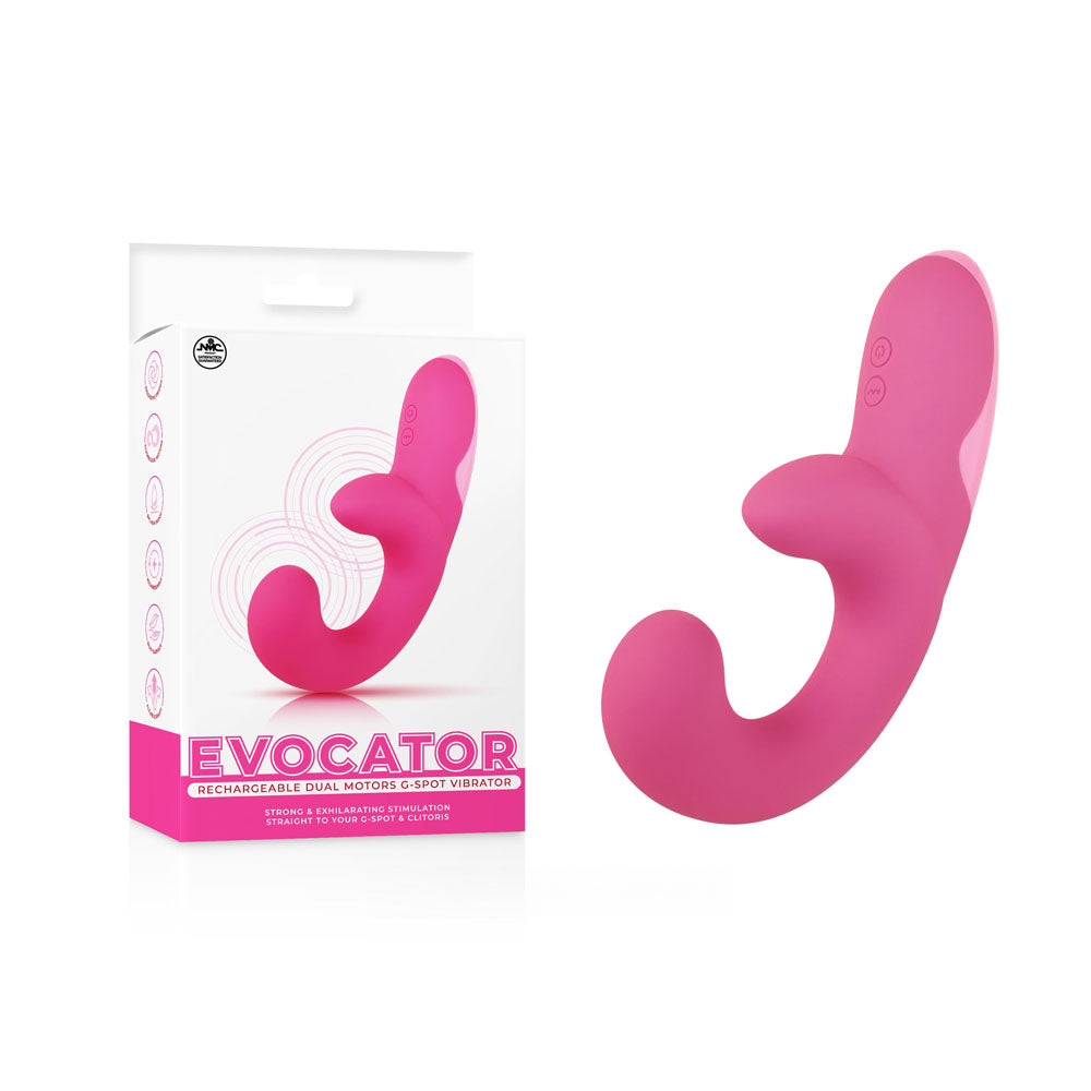 Excellent Power Evocator USB Rechargeable Dual Motor G Spot Vibrator Excellent Power