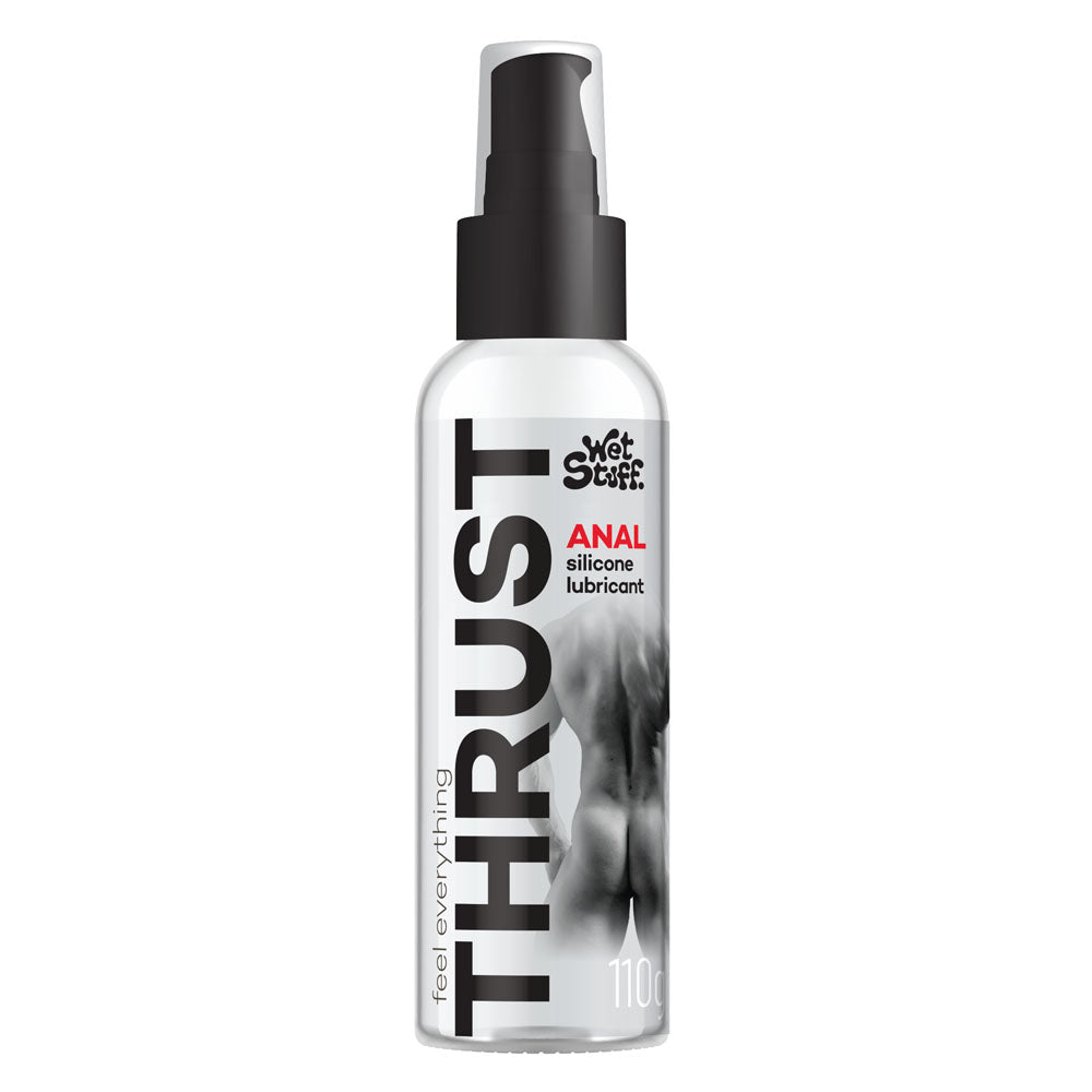 Wet Stuff Thrust Anal Silicone Lubricant 110g Pump Bottle Wet Stuff