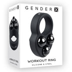 Gender X WORKOUT RING Weighted Cock Ring Black Gender X