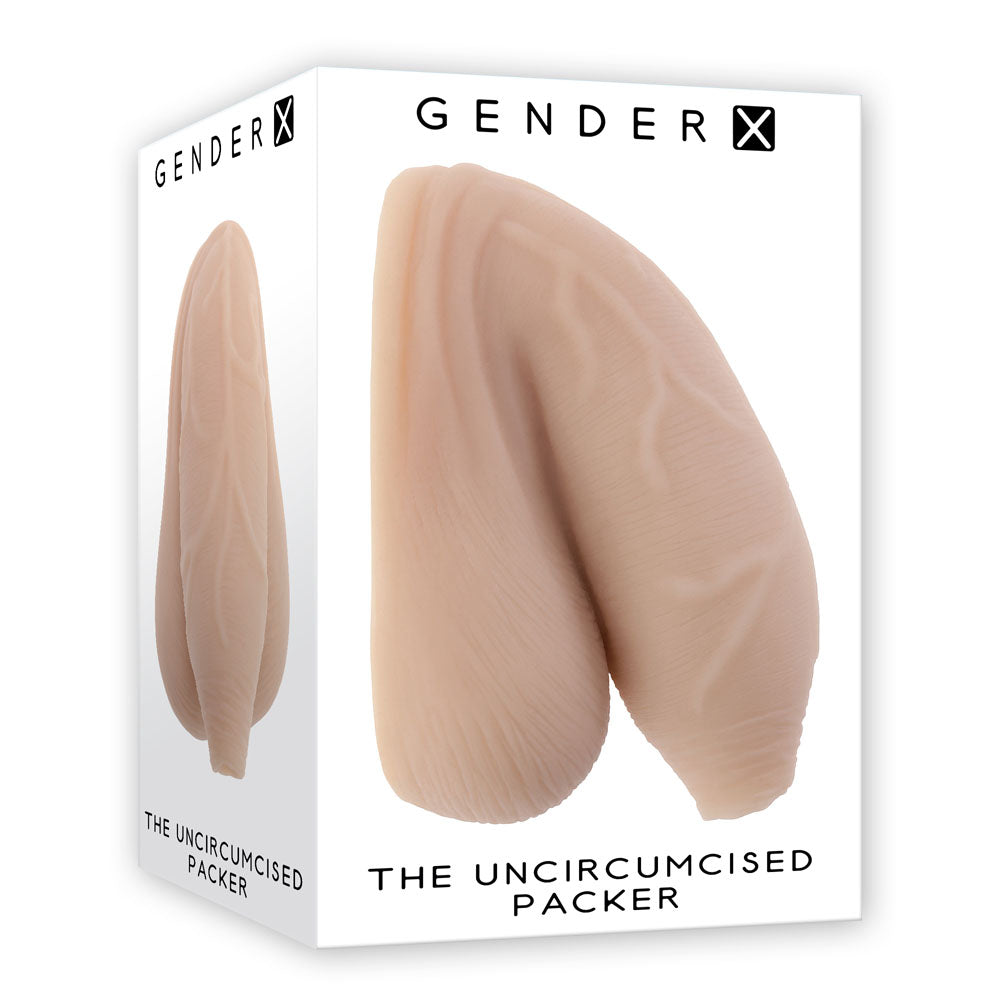 Gender X THE UNCIRCUMCISED Light Packer 11.5cm Flesh Gender X