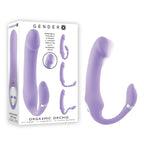 Gender X ORGASMIC ORCHID - Lilac 19 cm USB Rechargeable Strapless-Strap-On Gender X