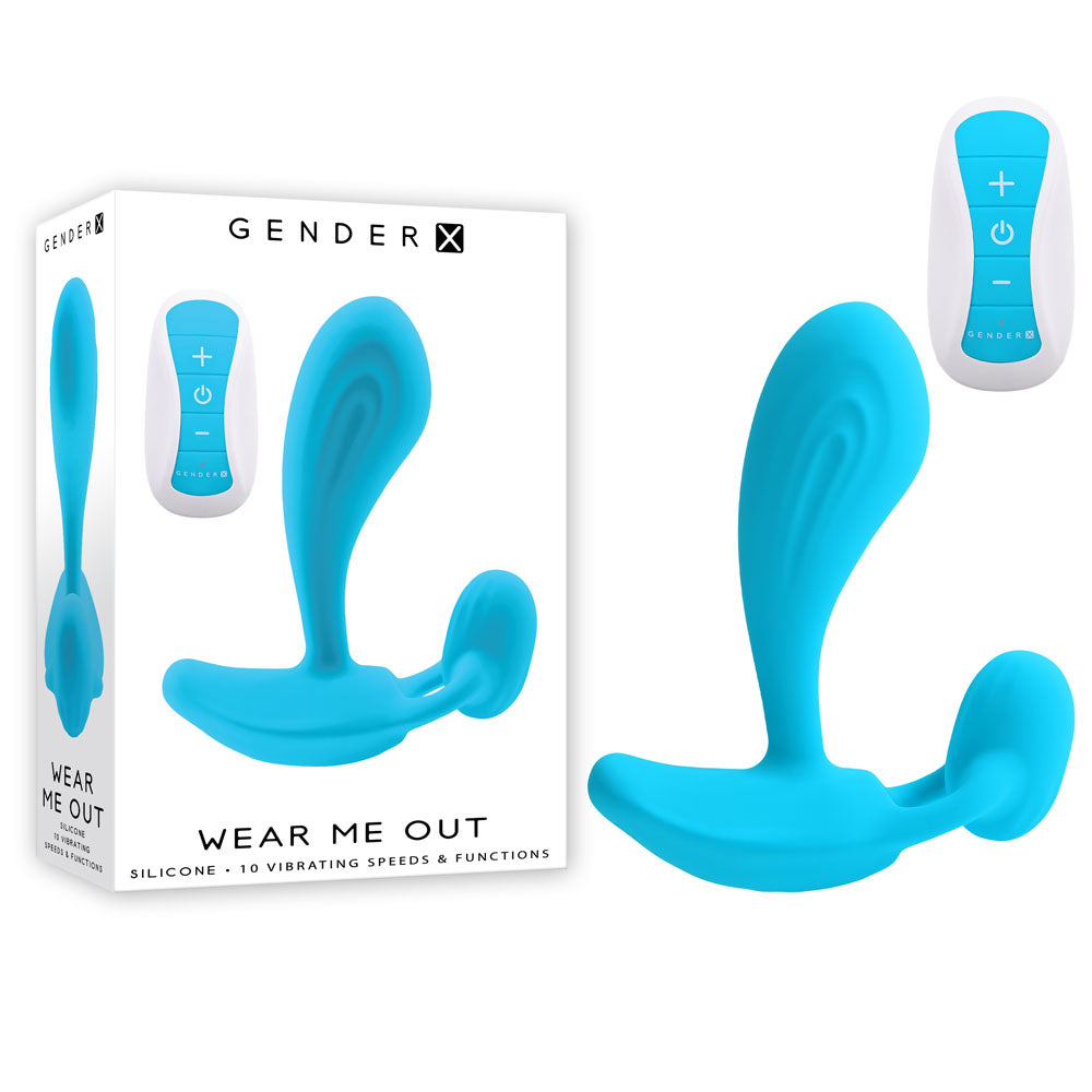 Gender X WEAR ME OUT USB Rechargeable Wearable Vibrator With Wireless Remote 11.1cm Gender X