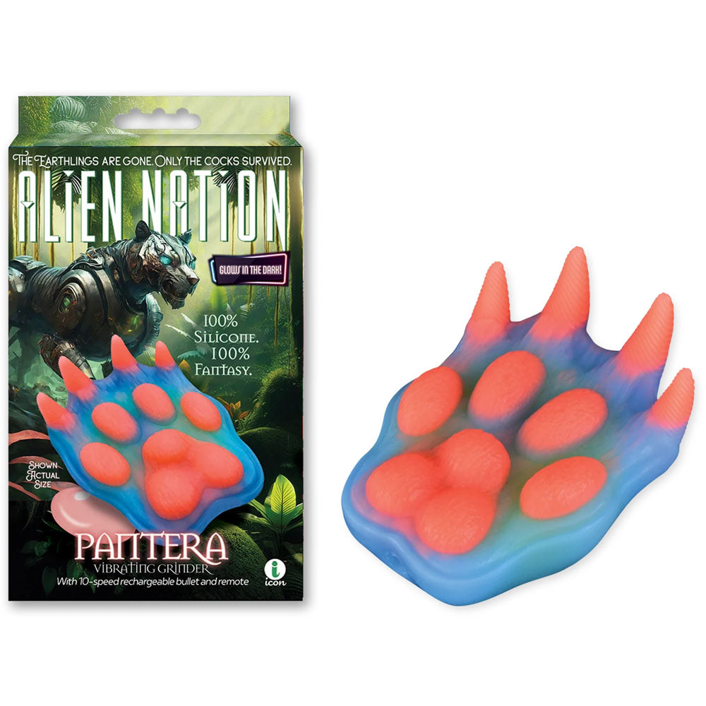 Icon Brands Alien Nation Pantera USB Rechargeable Vibrating Fantasy Grinder Pad With Remote Coloured Icon Brands