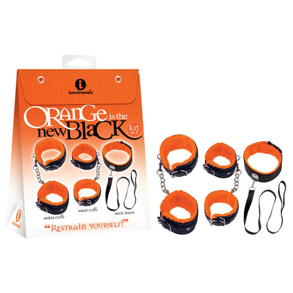 Orange Is The New Black Kit #1 - Restrain Yourself! Bondage Kit 3 Piece Set Icon Brands