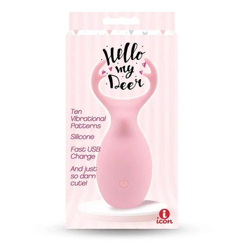 Icon Brands Buzzy Buddy Hello My Deer USB Rechargeable Stimulator