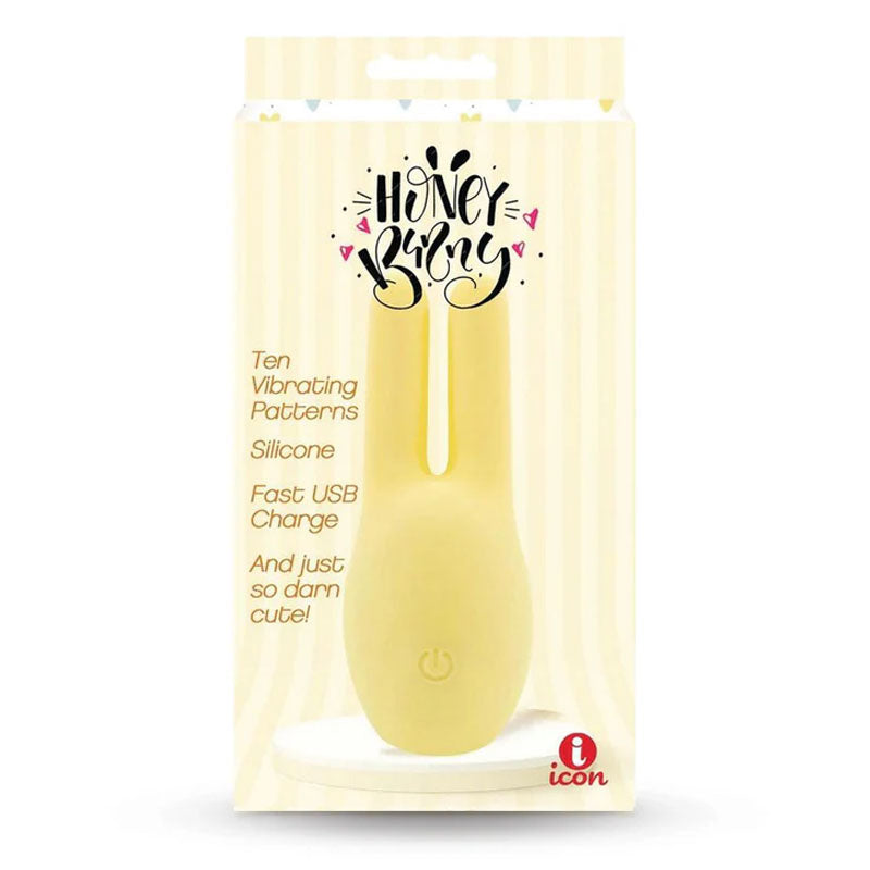 Icon Brands Buzzy Buddy Honey Bunny USB Rechargeable Stimulator
