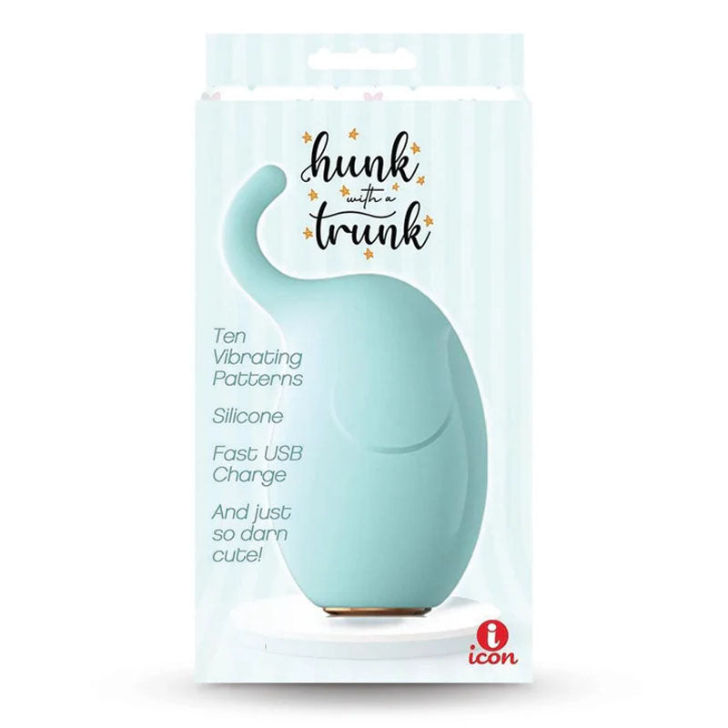 Icon Brands Buzzy Budd, Hunk With A Trunk USB Rechargeable Stimulator