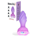 Adam & Eve ROTATING ROSE PLUG USB Rechargeable Rotating & Vibrating Butt Plug With Gem Base Adam & Eve