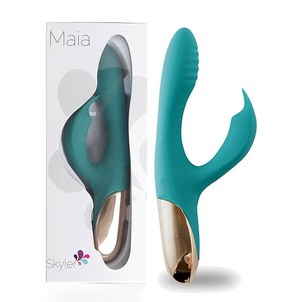 Maia Skyler USB Rechargeable Bendable Rabbit Vibrator 21.6cm Maia Toys
