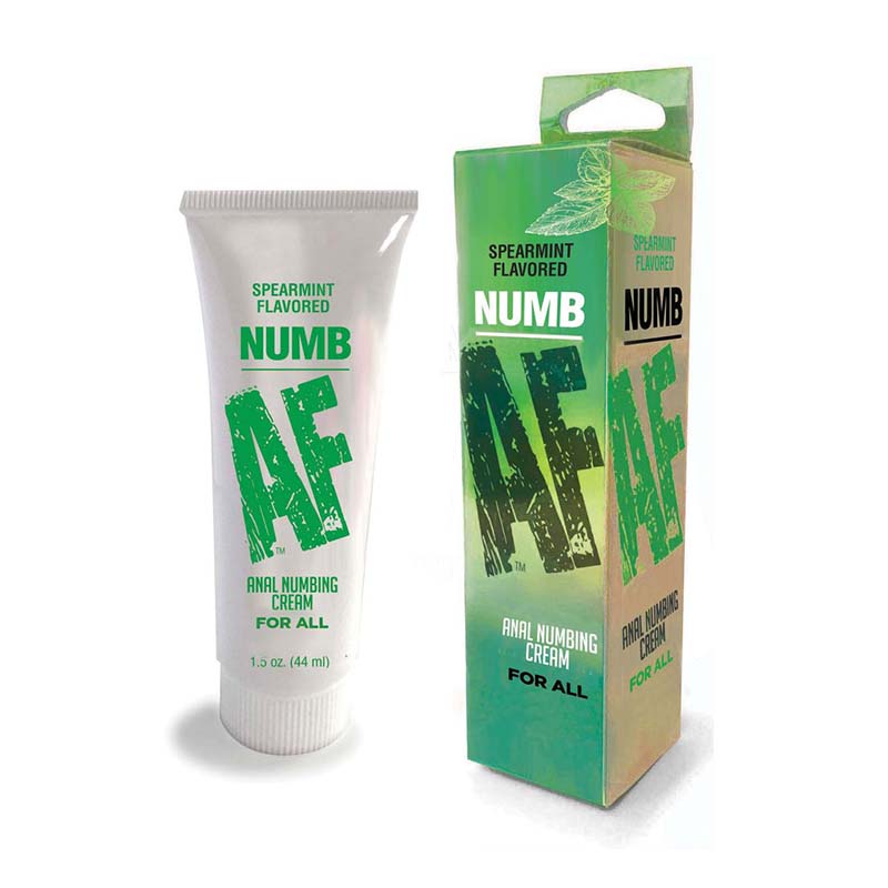 Little Genie Numb AF Flavoured Anal Numbing Cream 44ml Tube Little Genie