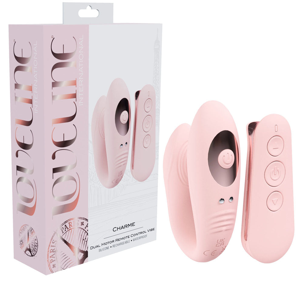 Shots Toys LOVELINE Charme USB Rechargeable Dual Motor Vibrator With Wireless Remote Shots Toys