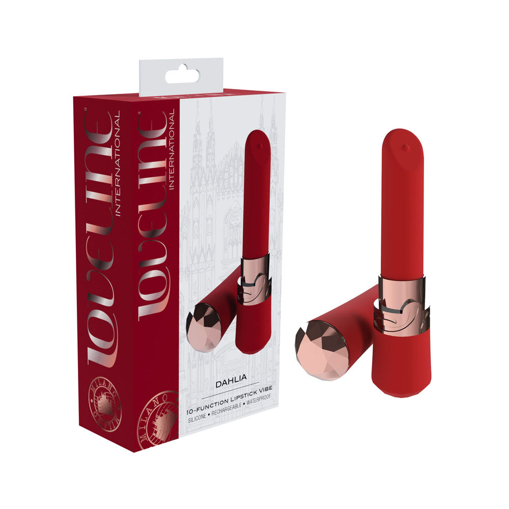 Shots Toys LOVELINE Dahlia USB Rechargeable Lipstick Vibrator Shots Toys