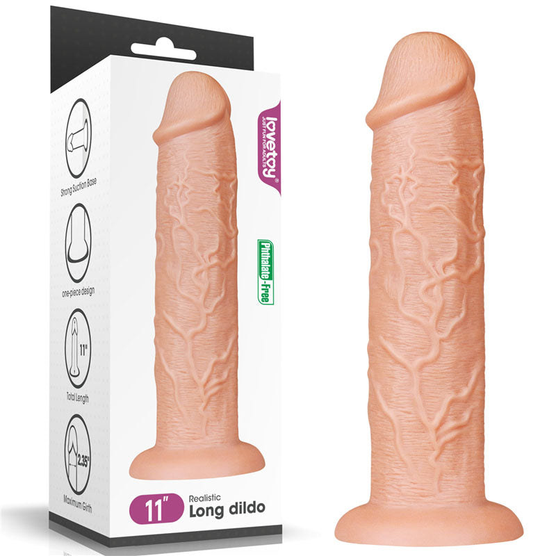 Lovetoy King Size Realistic Dildo 11 Inch